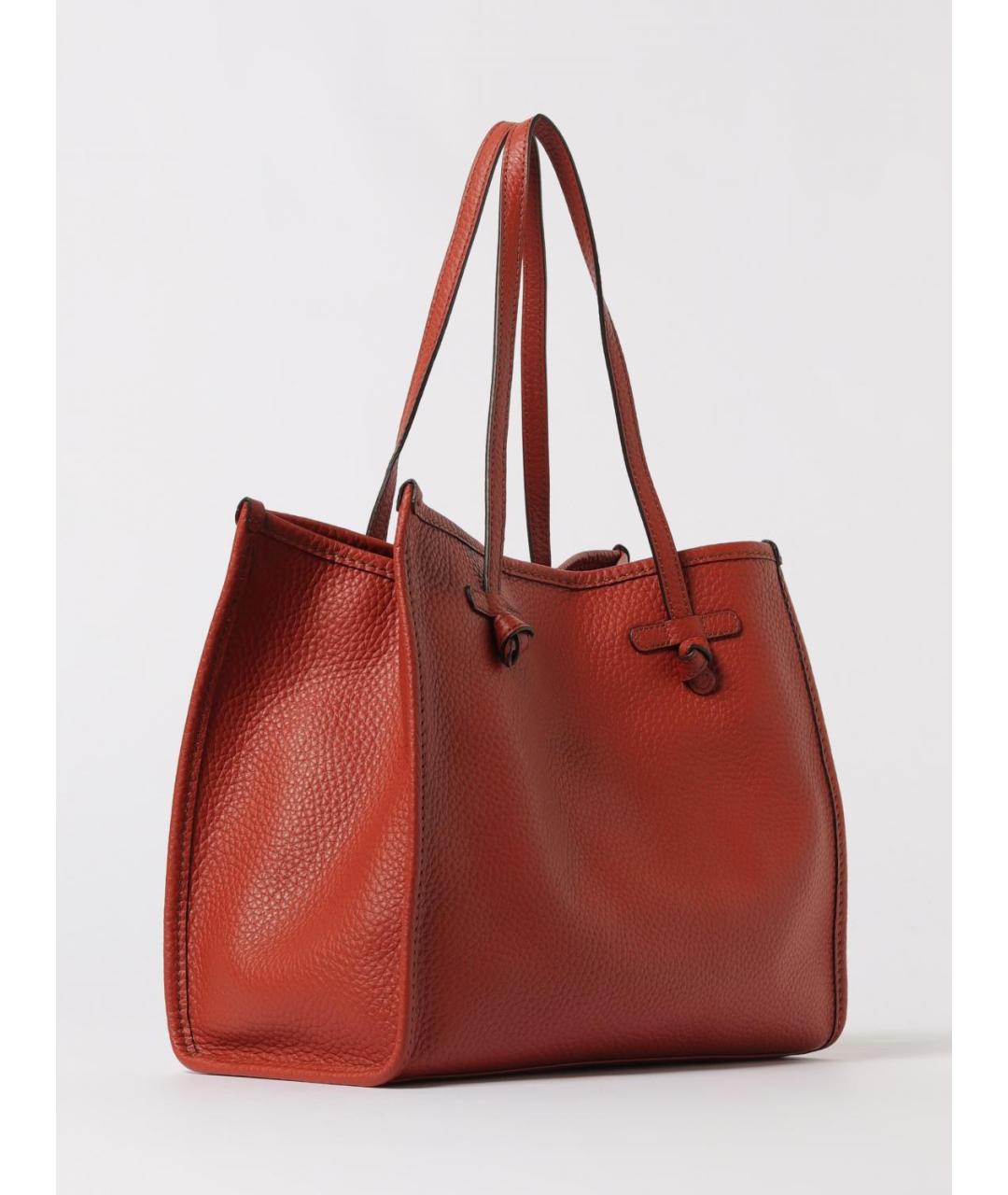 Gianni Chiarini Красная кожаная сумка тоут, фото 2