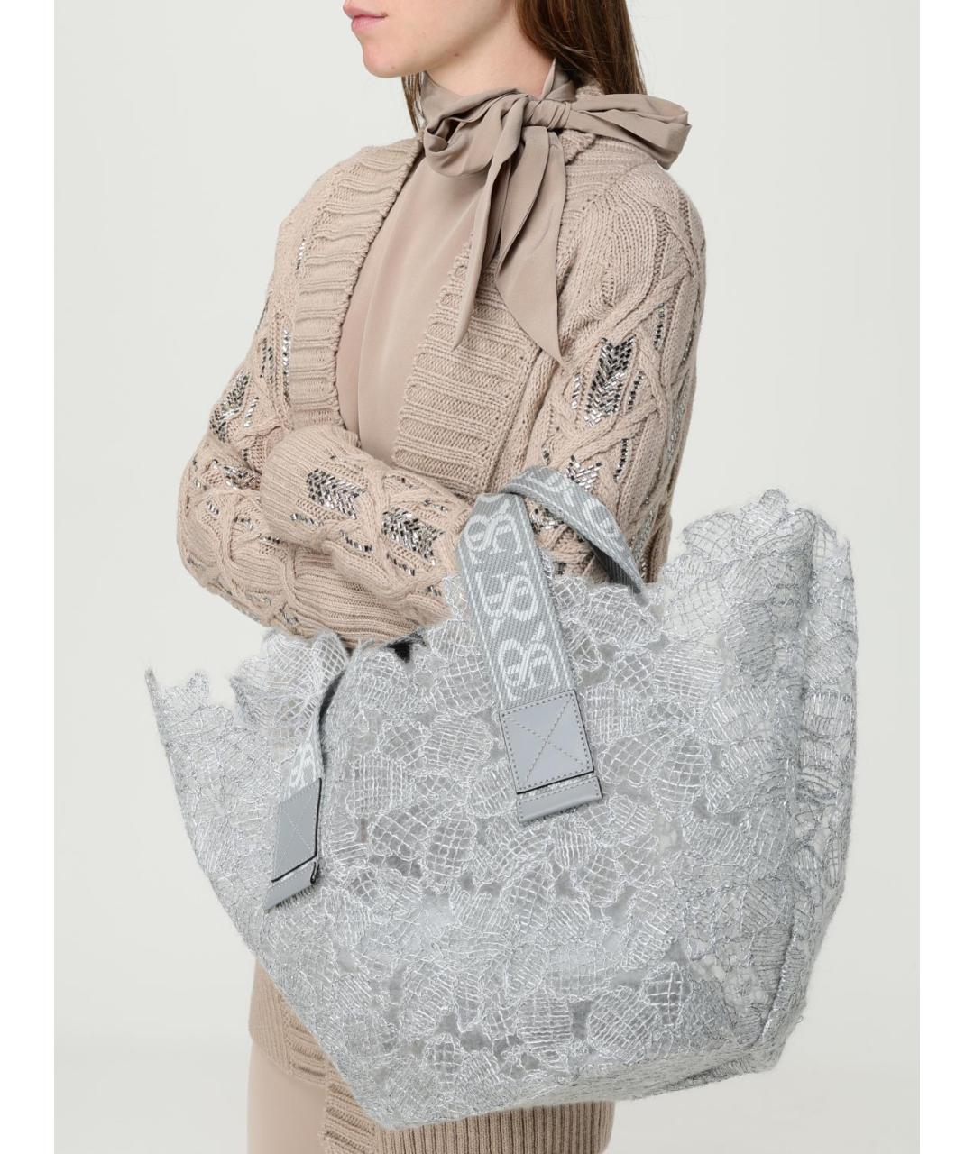 ERMANNO SCERVINO Серая сумка тоут, фото 2