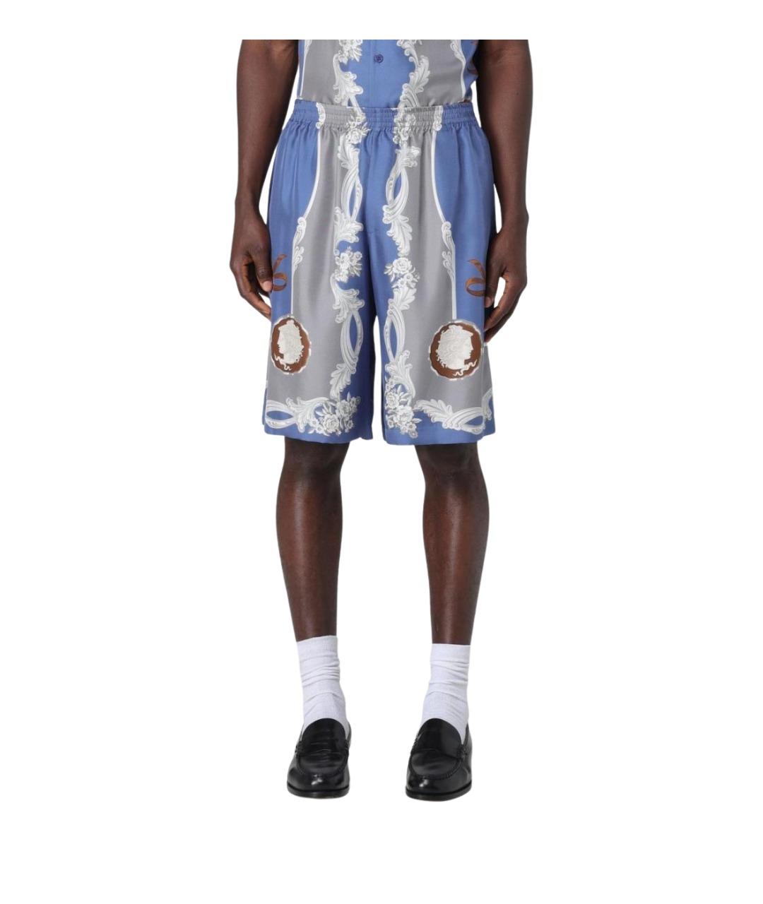 VERSACE Мульти шелковые шорты, фото 1