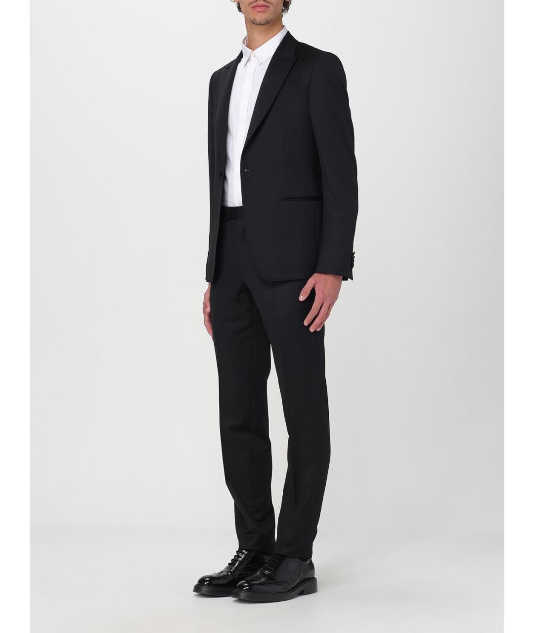 ZEGNA Черный классический костюм, фото 4