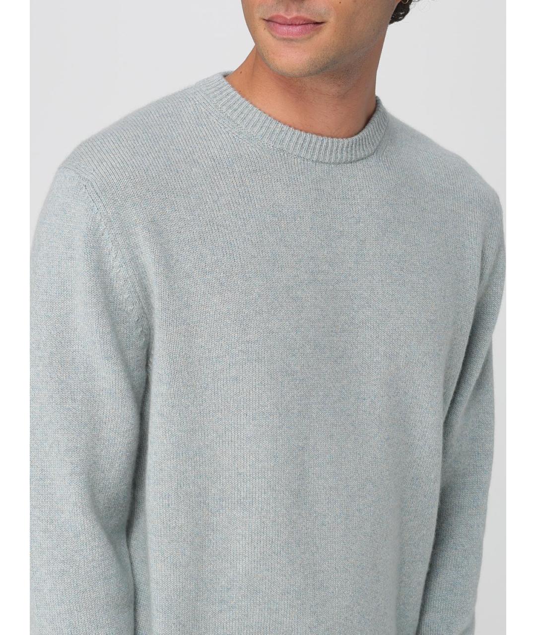 AGNONA Серый шерстяной джемпер / свитер, фото 4