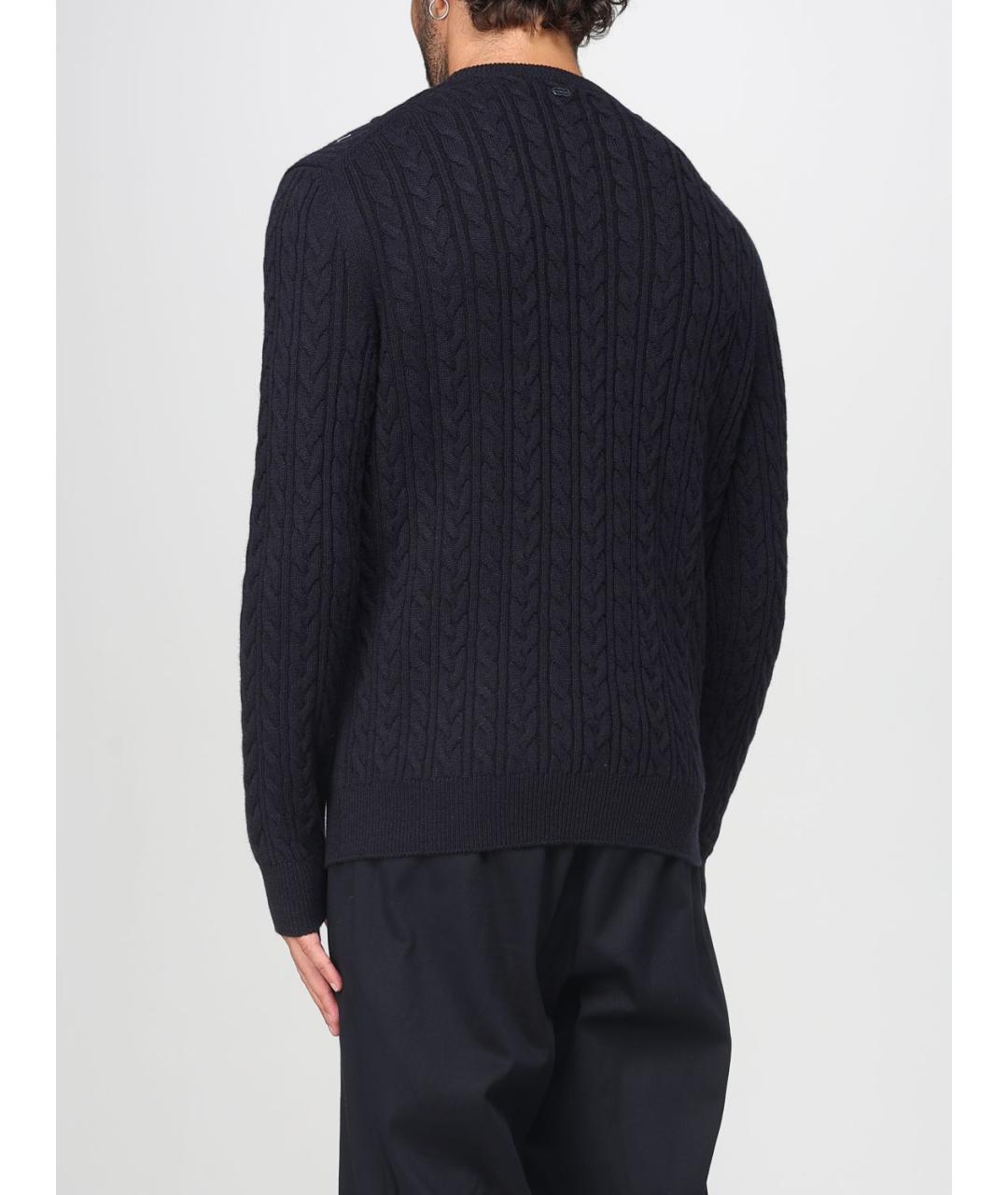 AGNONA Синий шерстяной джемпер / свитер, фото 2
