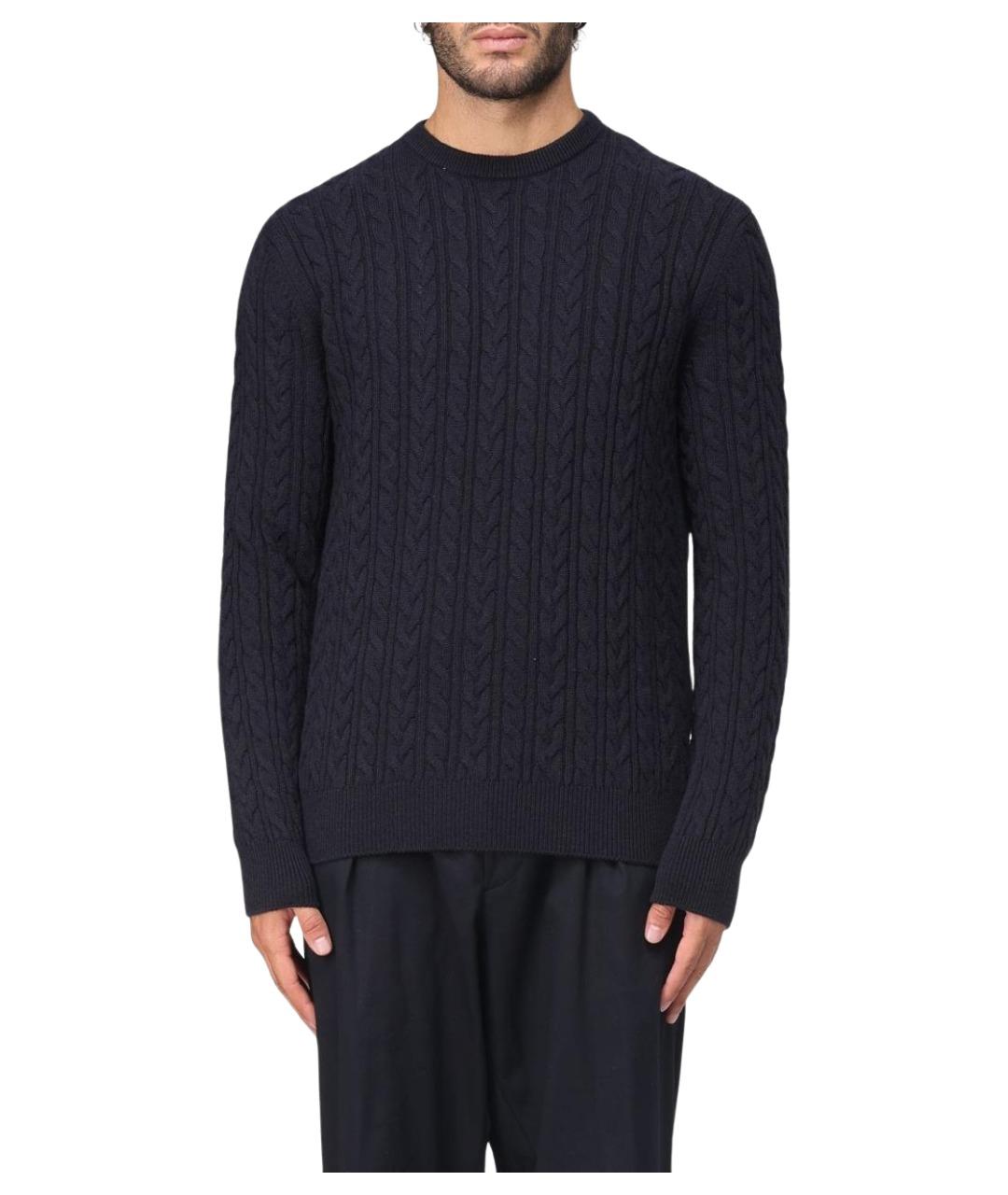 AGNONA Синий шерстяной джемпер / свитер, фото 1