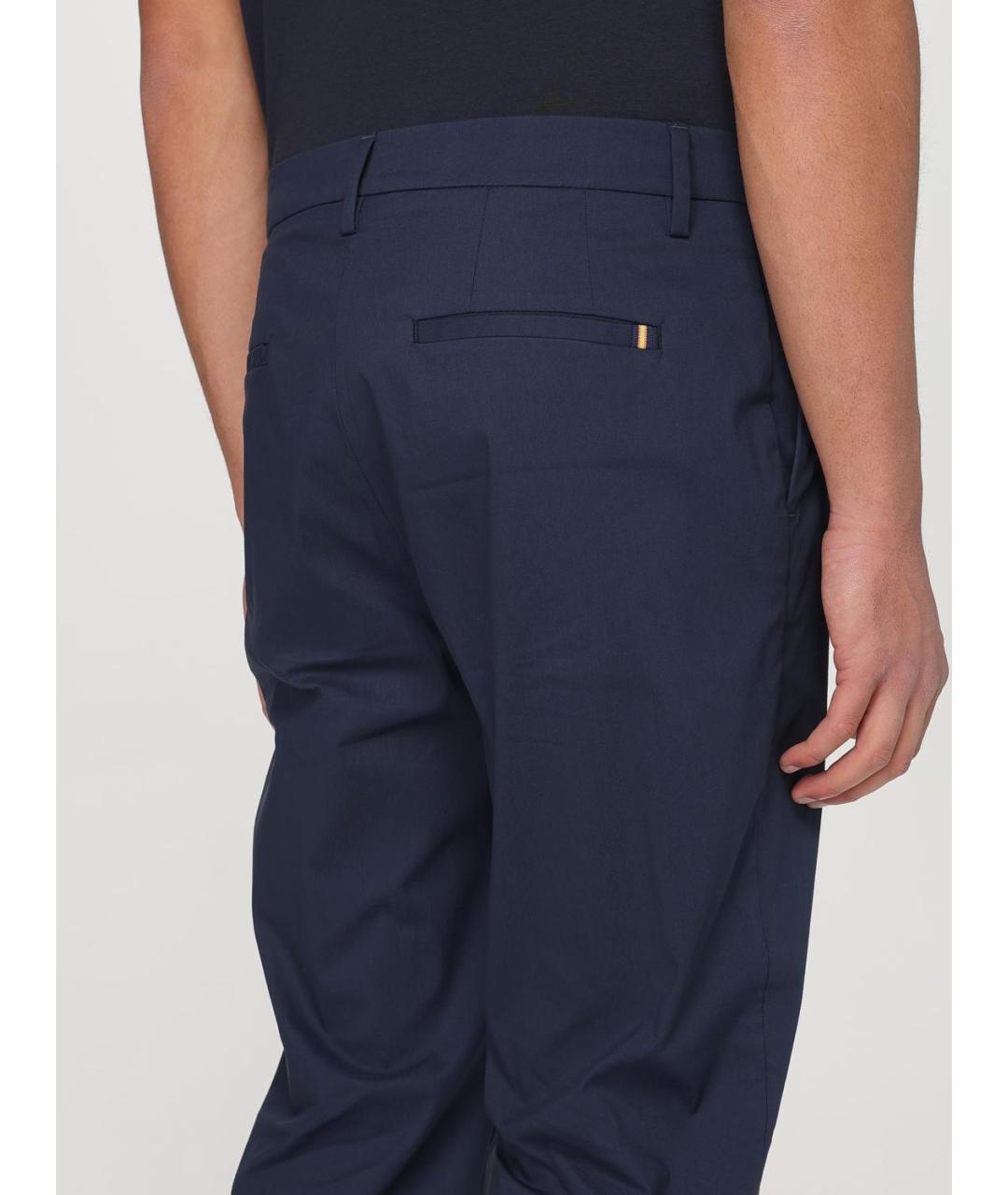 K-WAY Синие хлопковые повседневные брюки, фото 3