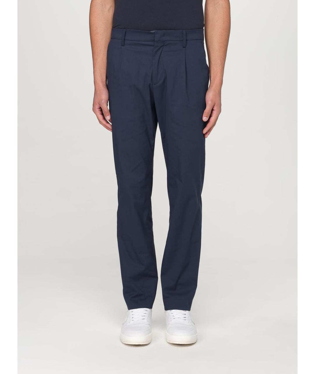 K-WAY Синие хлопковые повседневные брюки, фото 4