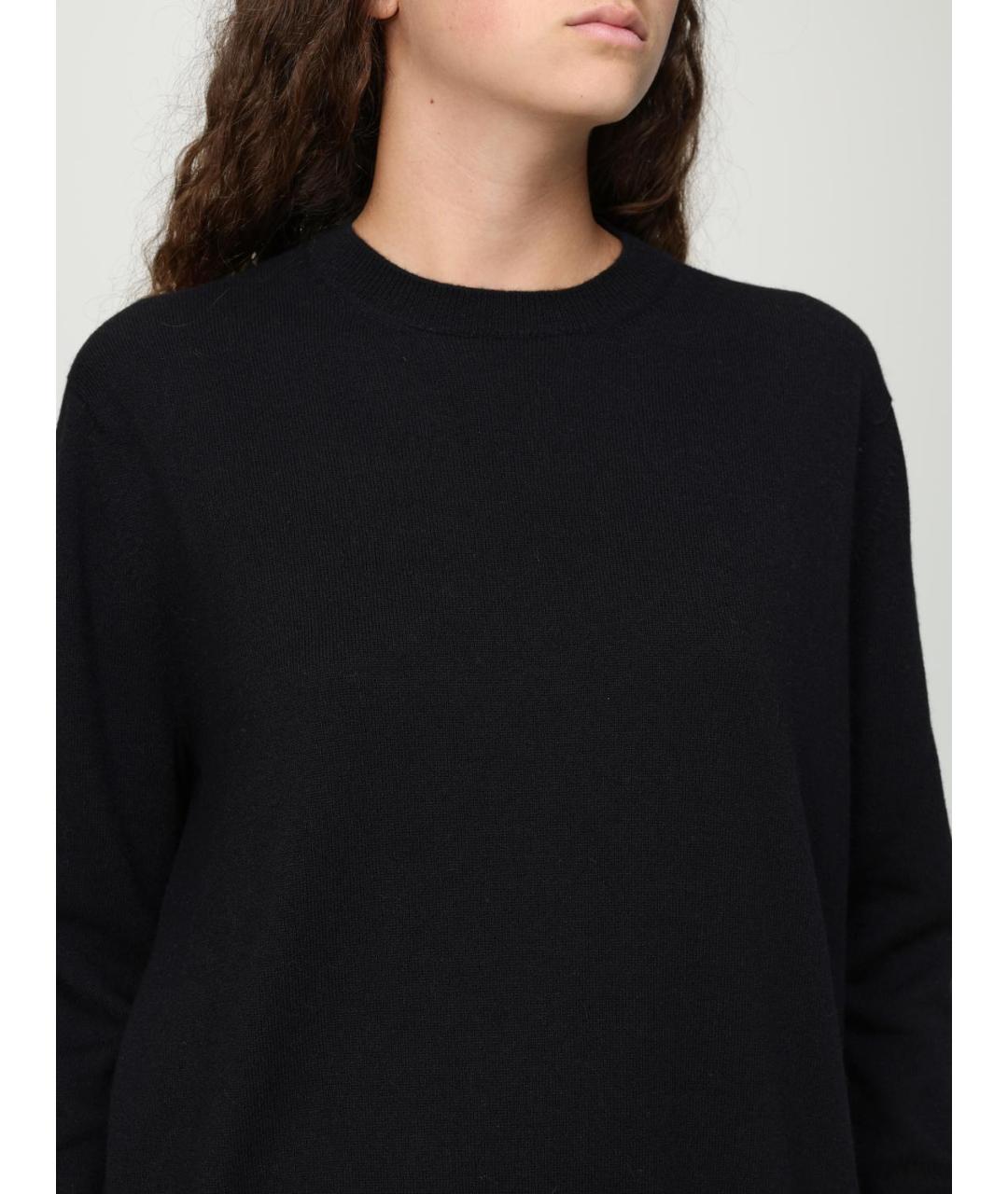 AGNONA Черный кашемировый джемпер / свитер, фото 4