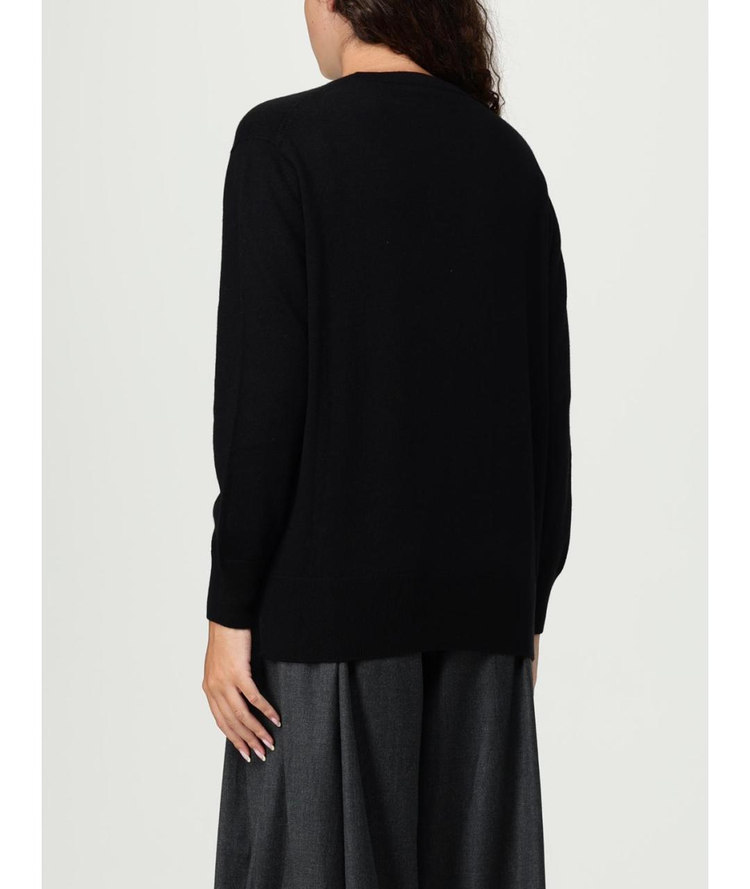 AGNONA Черный кашемировый джемпер / свитер, фото 2