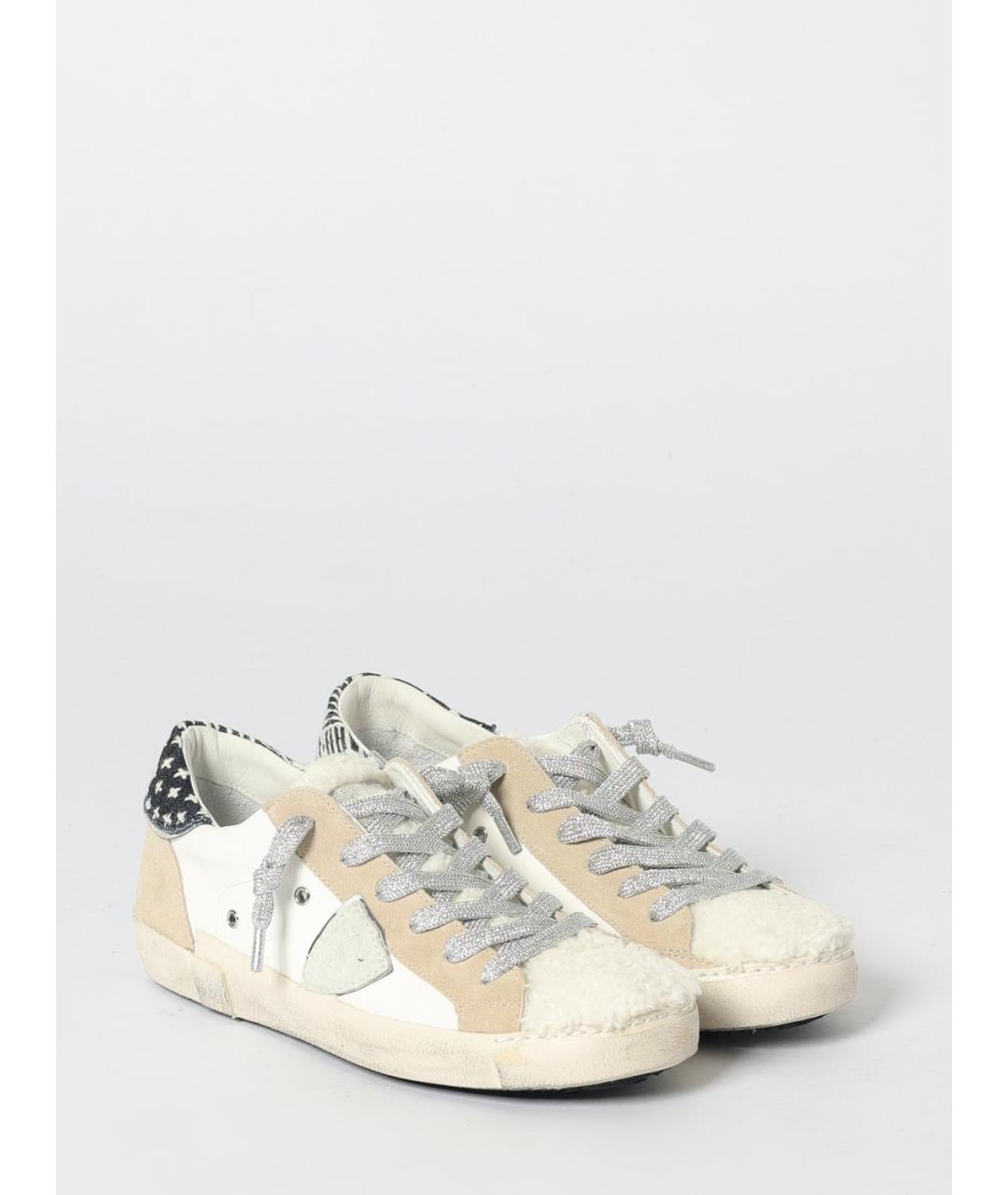 PHILIPPE MODEL Мульти кожаные кеды, фото 2