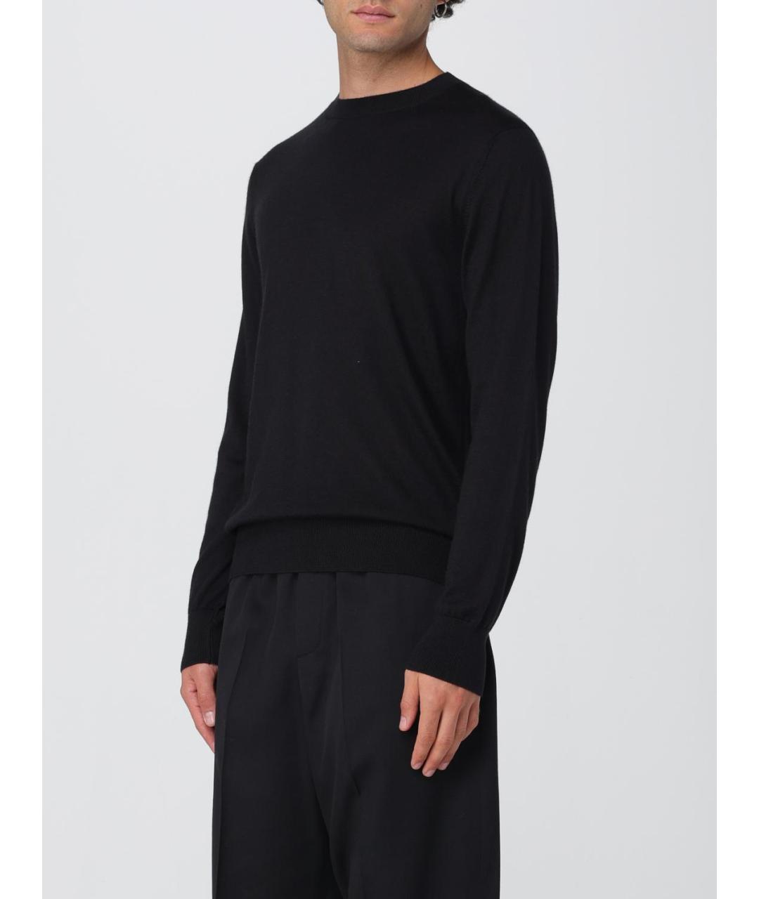 AGNONA Черный шерстяной джемпер / свитер, фото 3