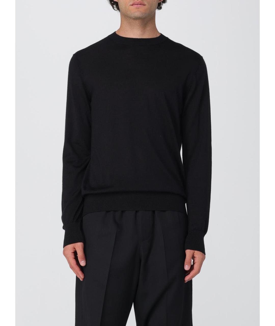 AGNONA Черный шерстяной джемпер / свитер, фото 5