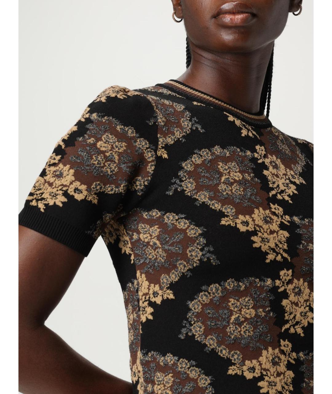 ANTONIO MARRAS Черный вискозный джемпер / свитер, фото 5