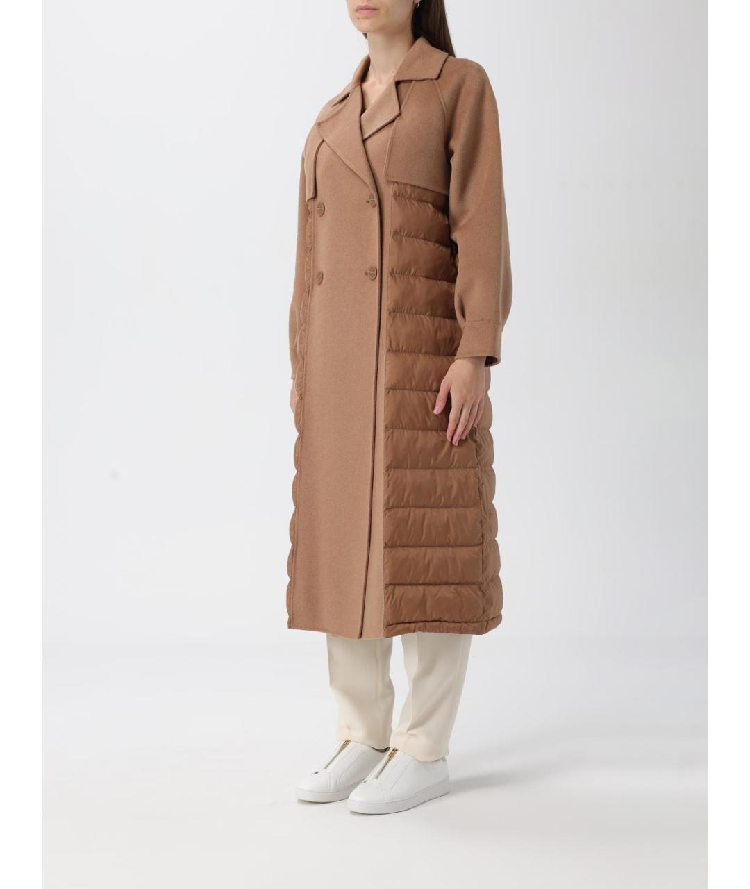 TWIN-SET Бежевое пальто, фото 4