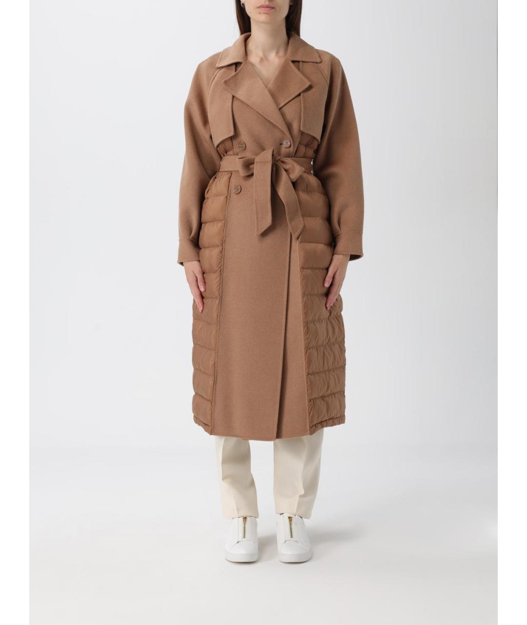 TWIN-SET Бежевое пальто, фото 2