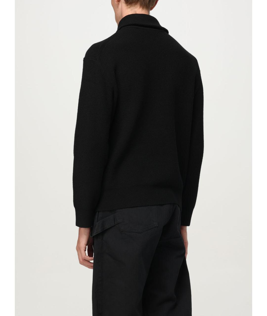 J.W.ANDERSON Черное поло с длинным рукавом, фото 3