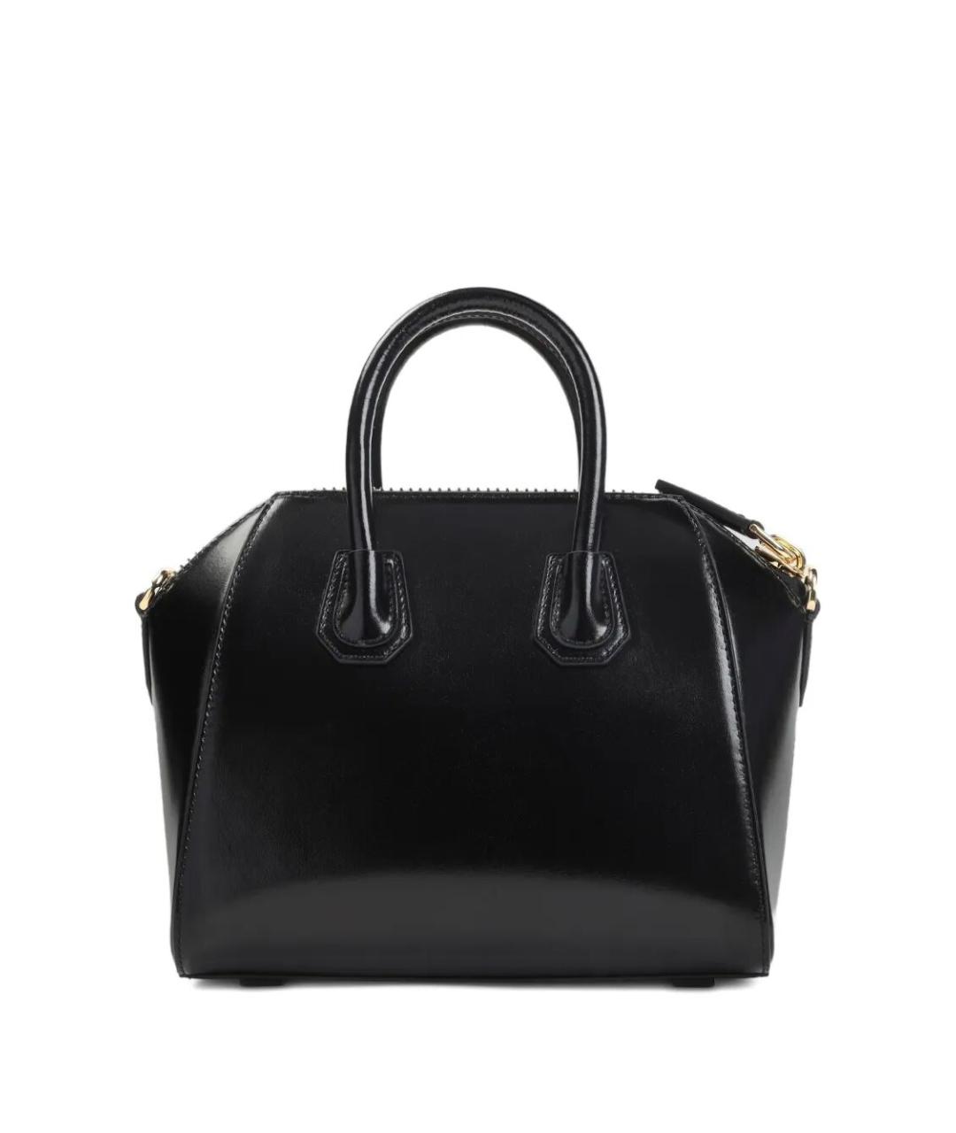 GIVENCHY Черная кожаная сумка тоут, фото 2