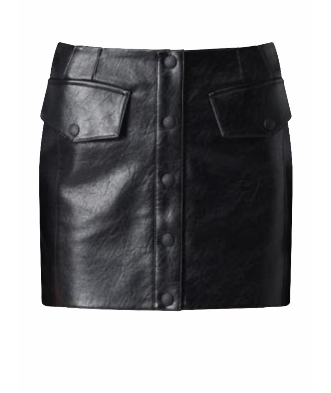 PATRIZIA PEPE Коричневая юбка мини, фото 1