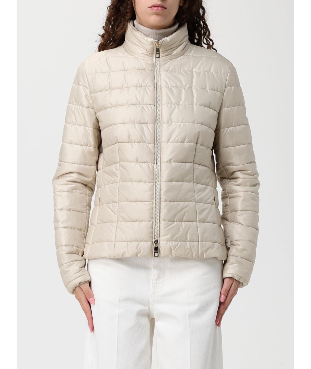 FAY Бежевое шерстяное пальто, фото 6