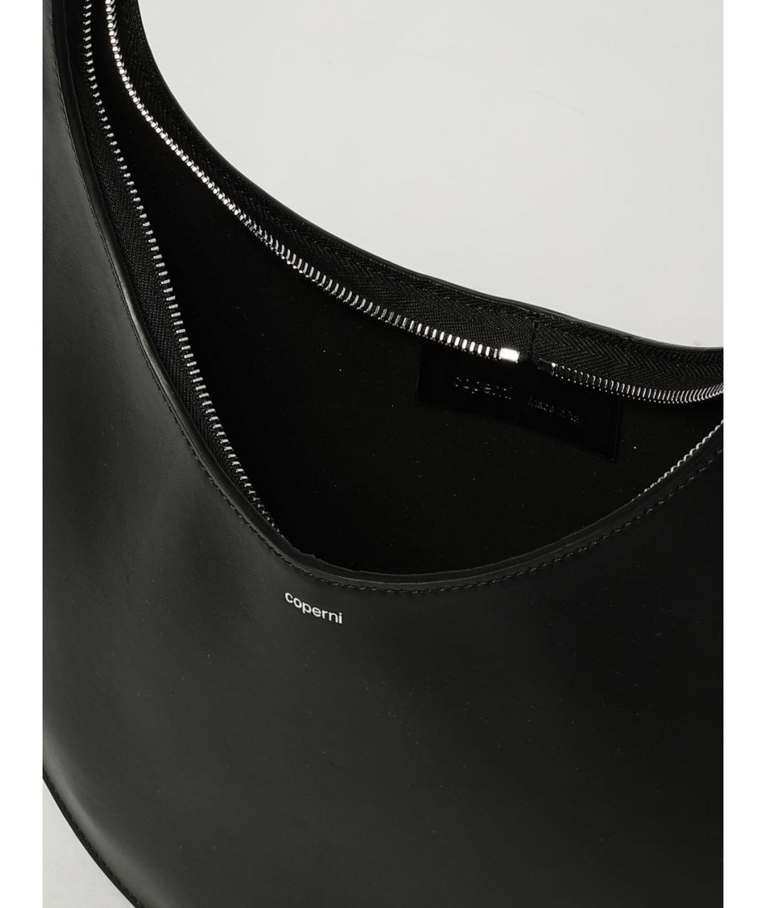 COPERNI Черная кожаная сумка с короткими ручками, фото 5