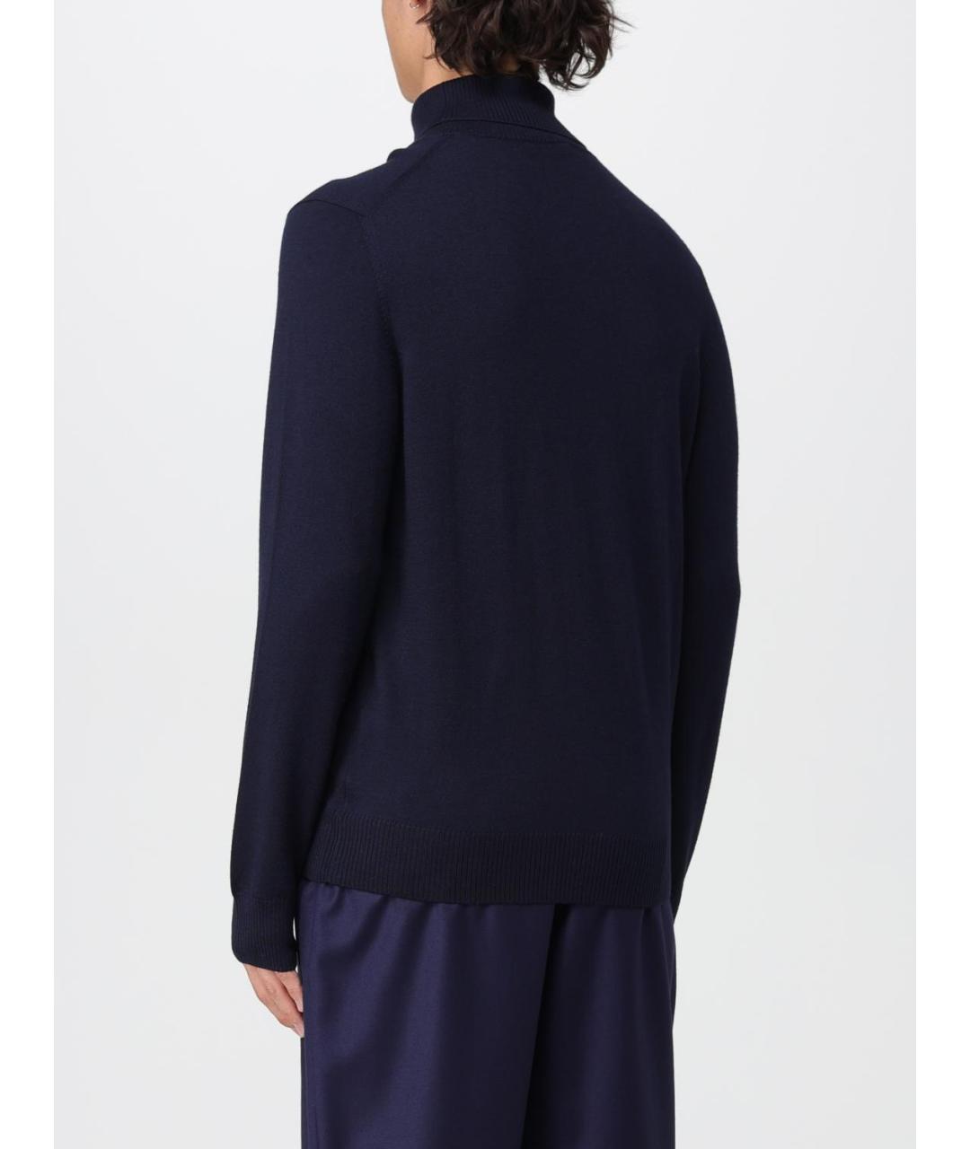 FAY Синий шерстяной джемпер / свитер, фото 2