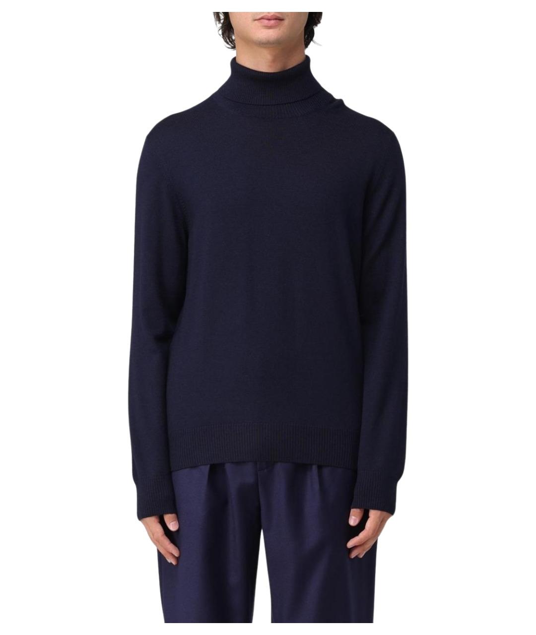 FAY Синий шерстяной джемпер / свитер, фото 1