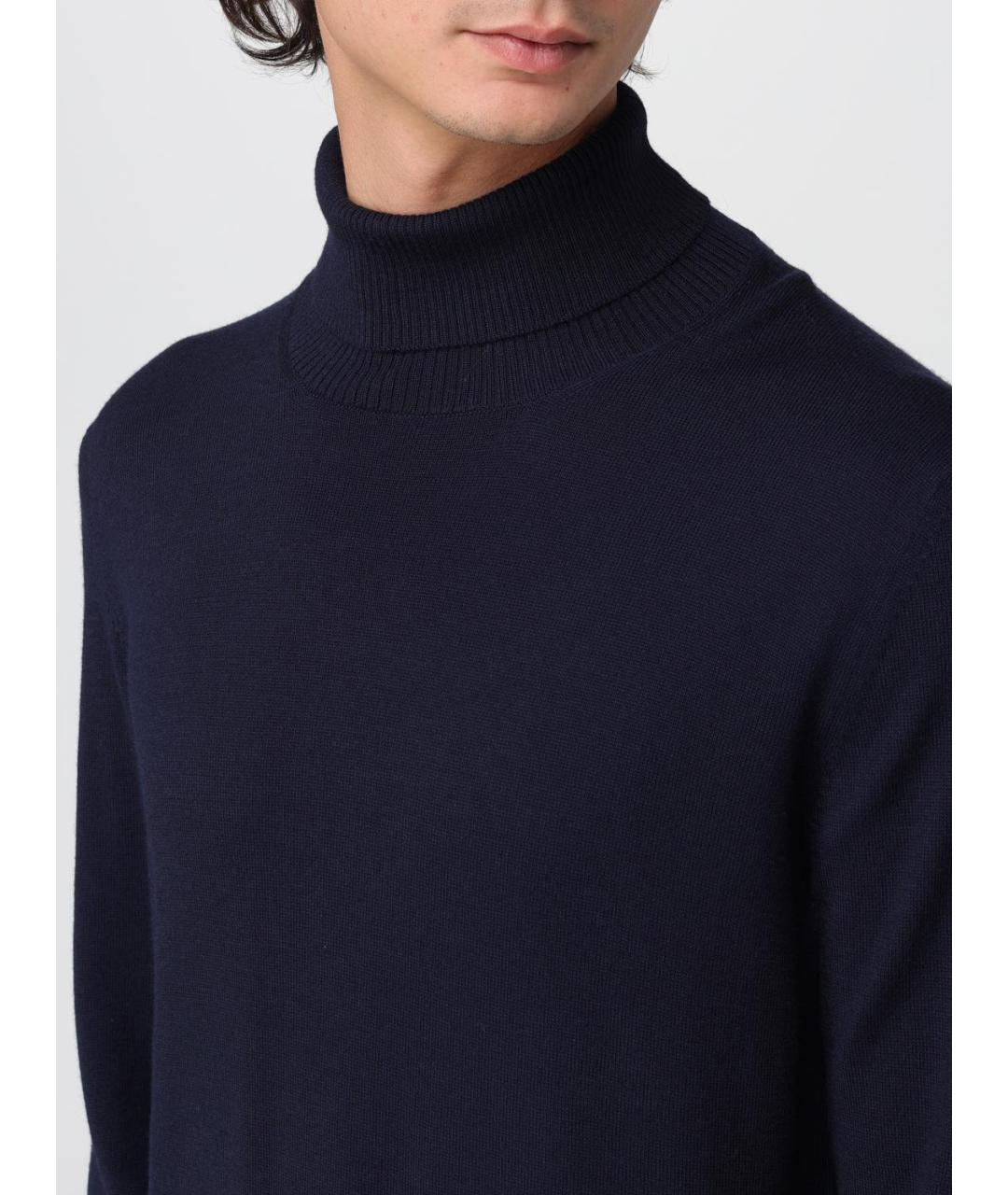 FAY Синий шерстяной джемпер / свитер, фото 3