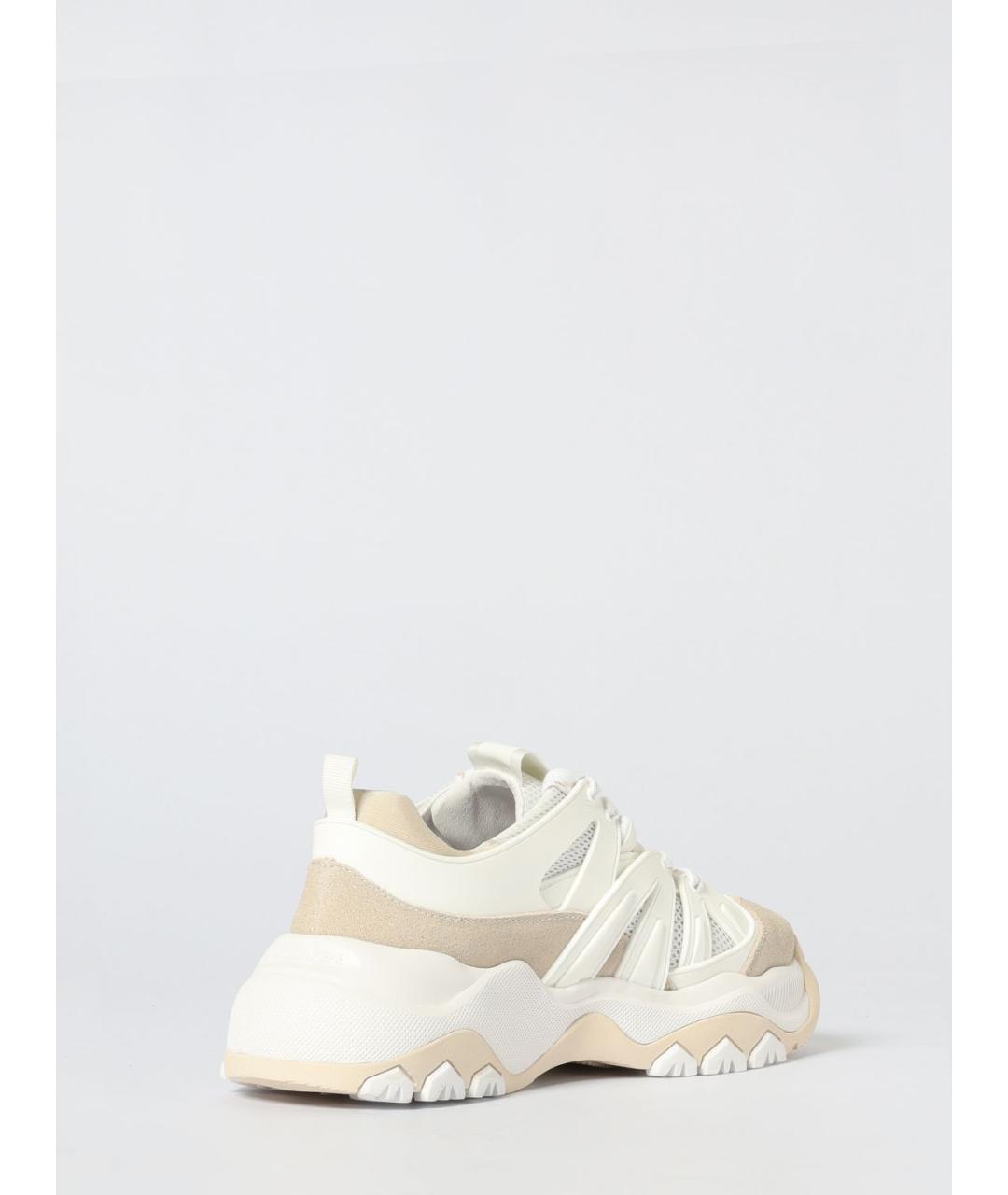 PATRIZIA PEPE Белые кожаные кроссовки, фото 3