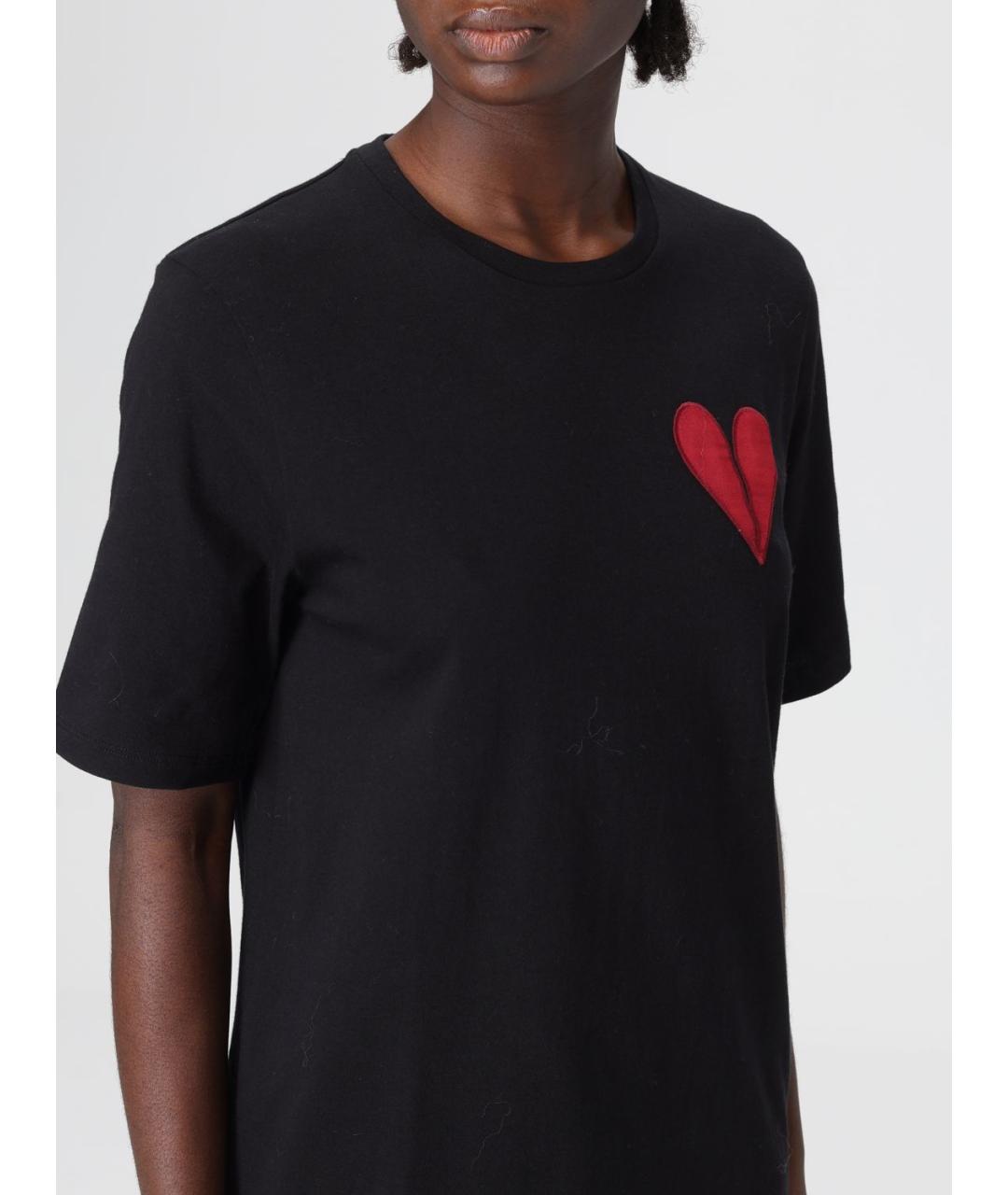 ANTONIO MARRAS Черная хлопковая футболка, фото 6
