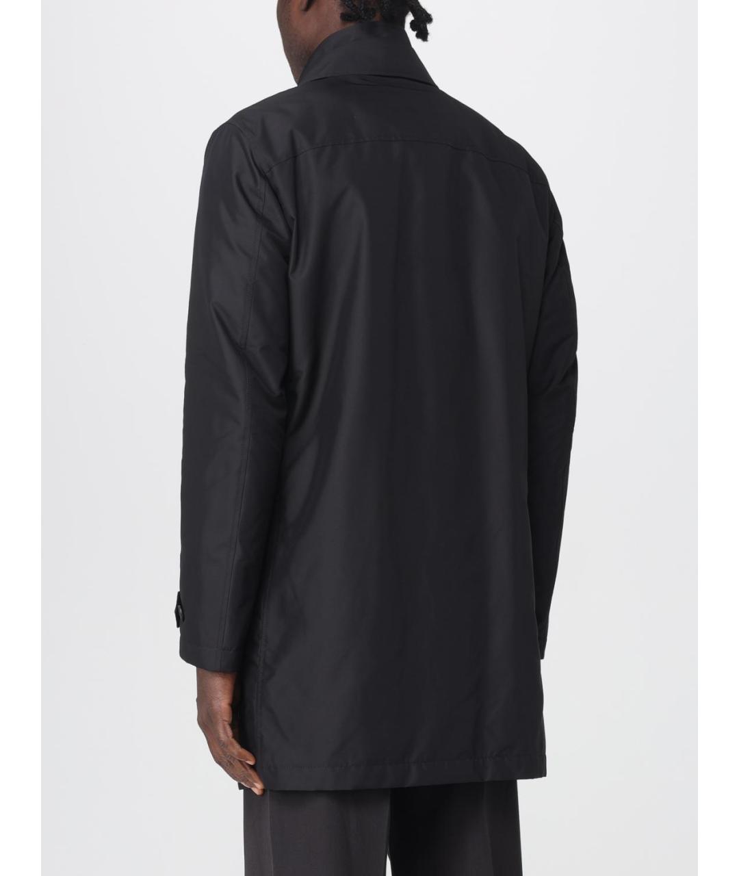 FAY Черная синтетическая куртка, фото 2