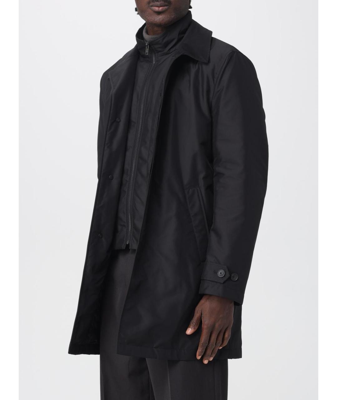 FAY Черная синтетическая куртка, фото 3