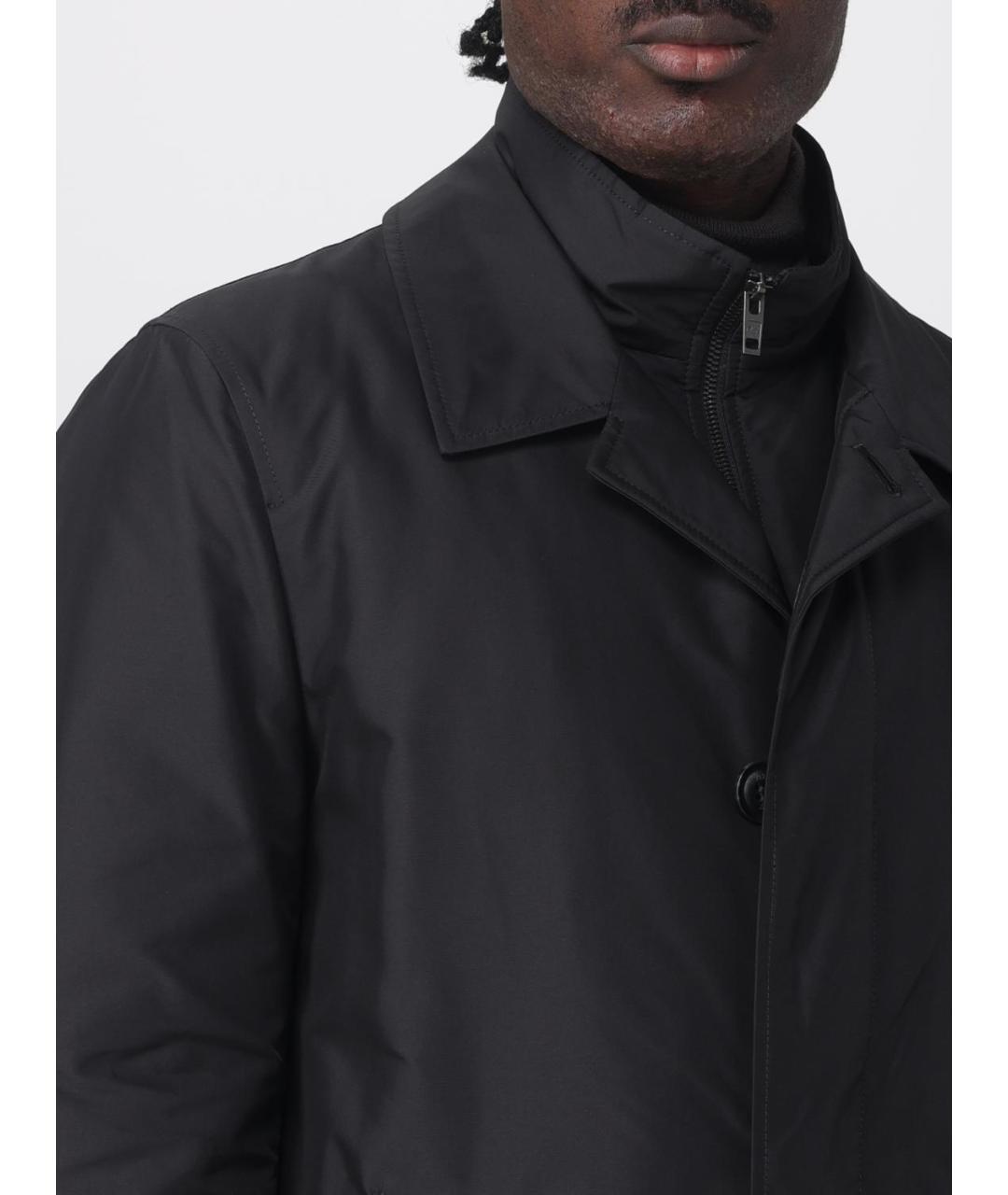 FAY Черная синтетическая куртка, фото 4