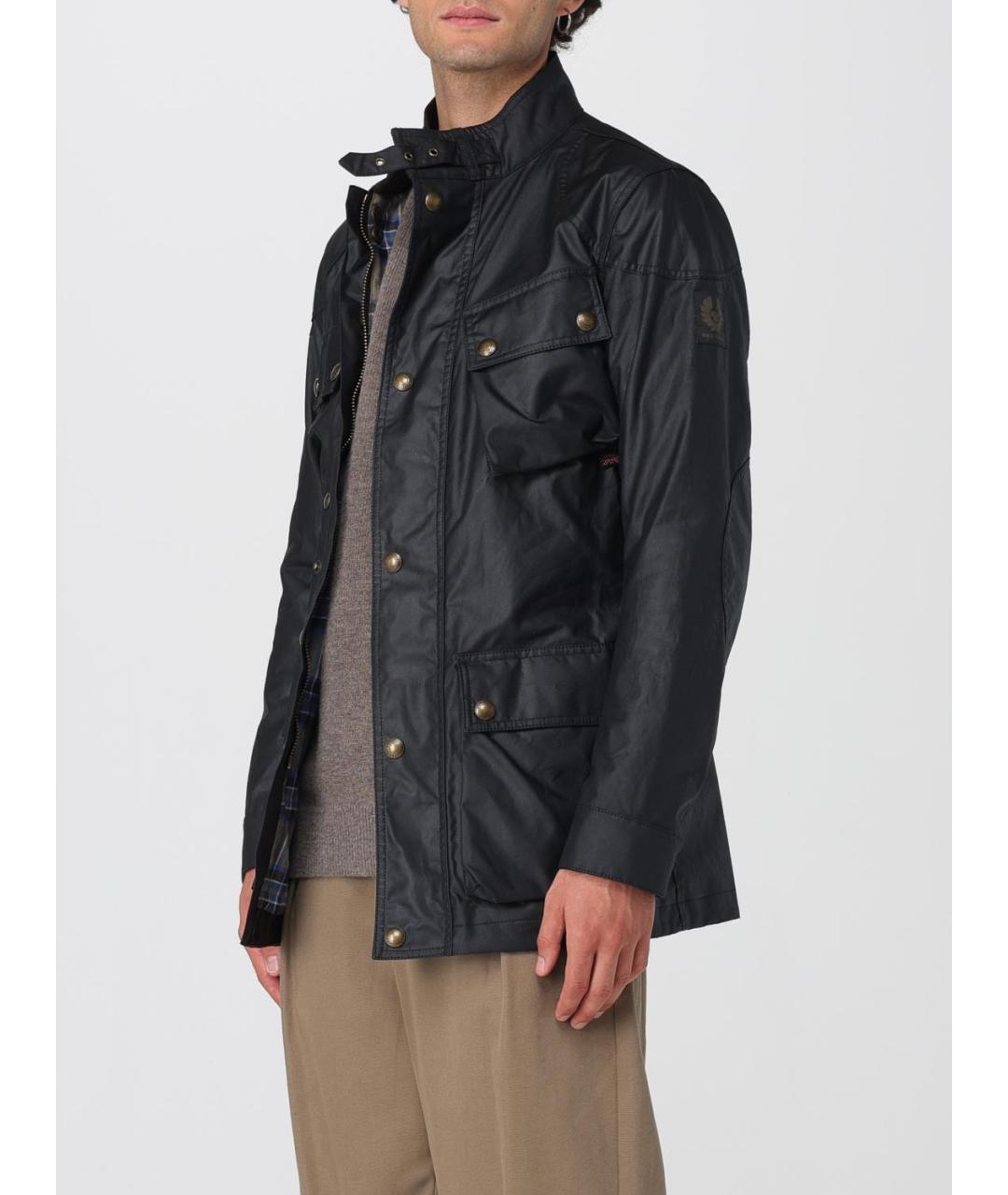 BELSTAFF Черная хлопковая куртка, фото 3