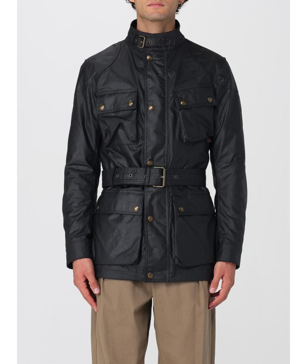 BELSTAFF Черная хлопковая куртка, фото 5