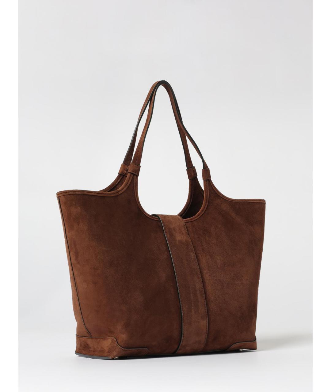 ROGER VIVIER Коричневая замшевая сумка тоут, фото 2