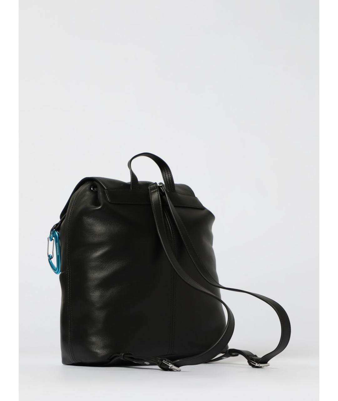 PATRIZIA PEPE Черный кожаный рюкзак, фото 2