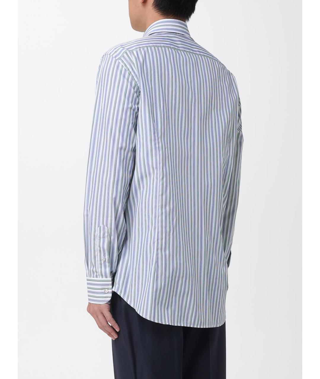 ETRO Голубая льняная кэжуал рубашка, фото 3