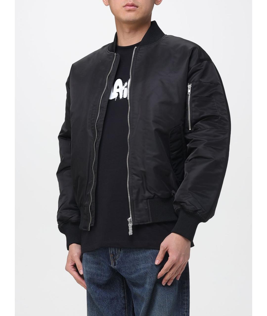 DISCLAIMER Черная полиамидовая куртка, фото 4