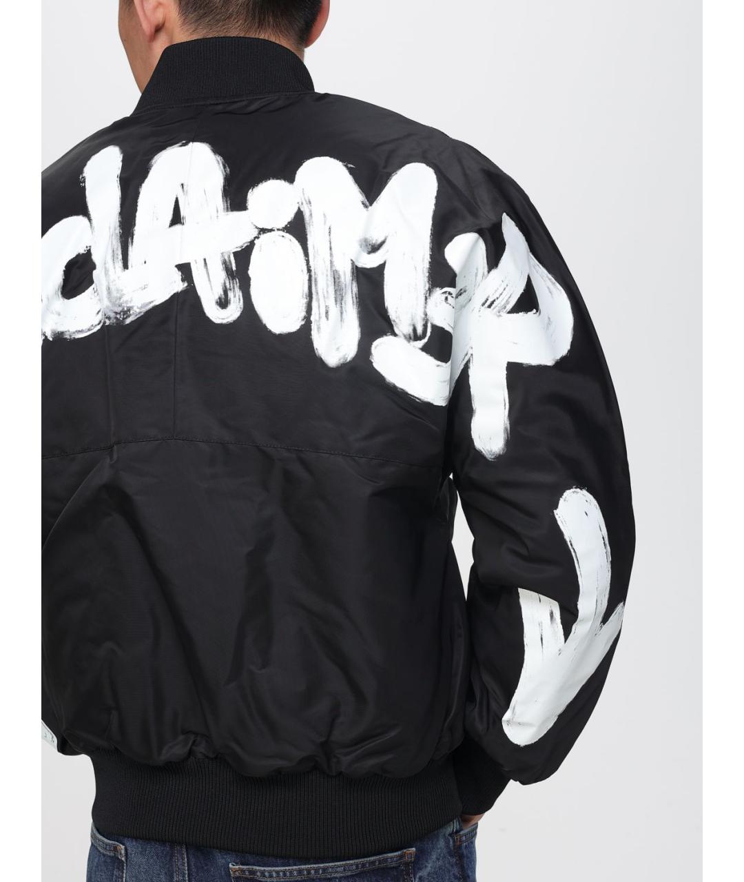 DISCLAIMER Черная полиамидовая куртка, фото 5