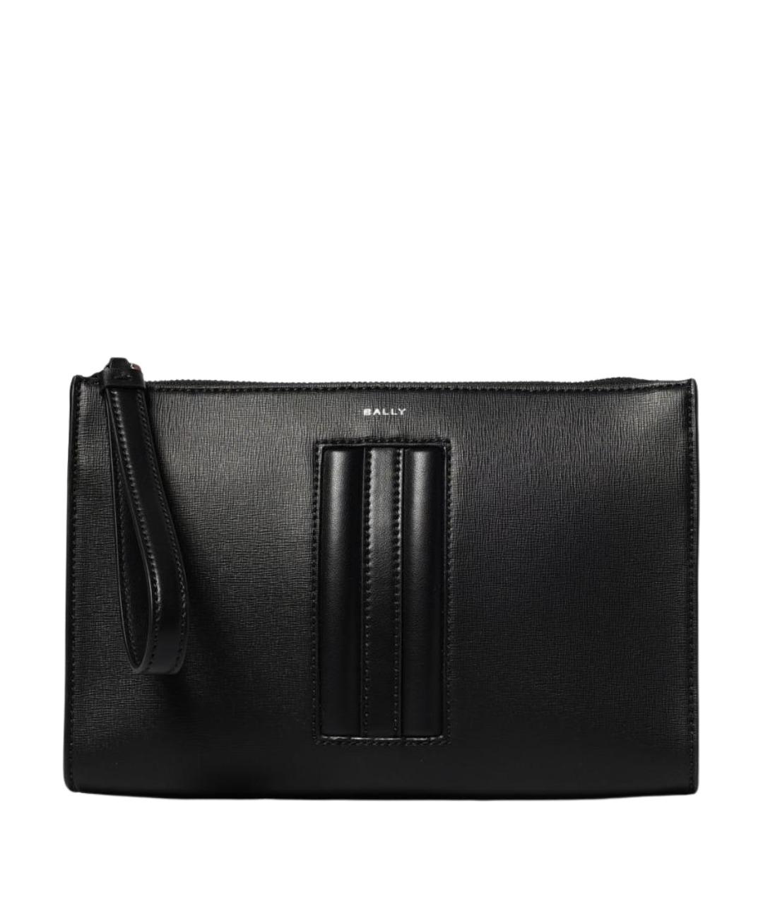 BALLY Черная кожаная папка для документов, фото 1