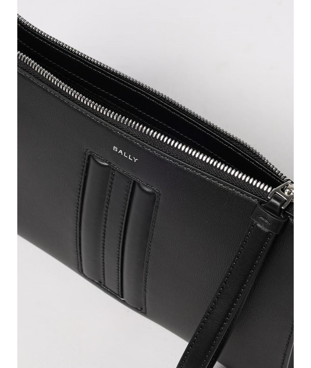 BALLY Черная кожаная папка для документов, фото 4