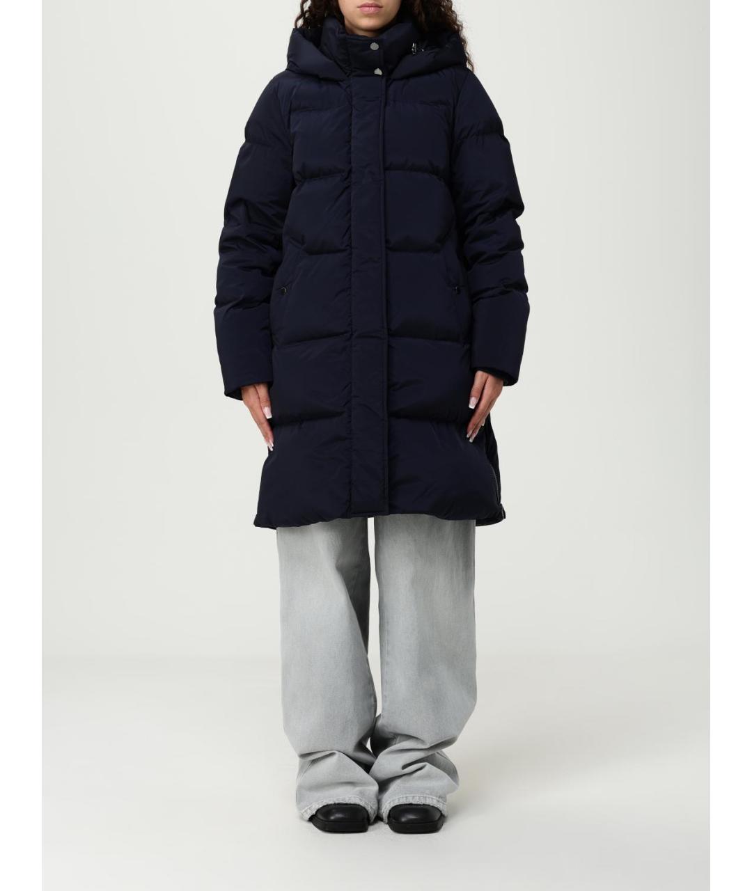 WOOLRICH Темно-синий полиамидовый пуховик, фото 2