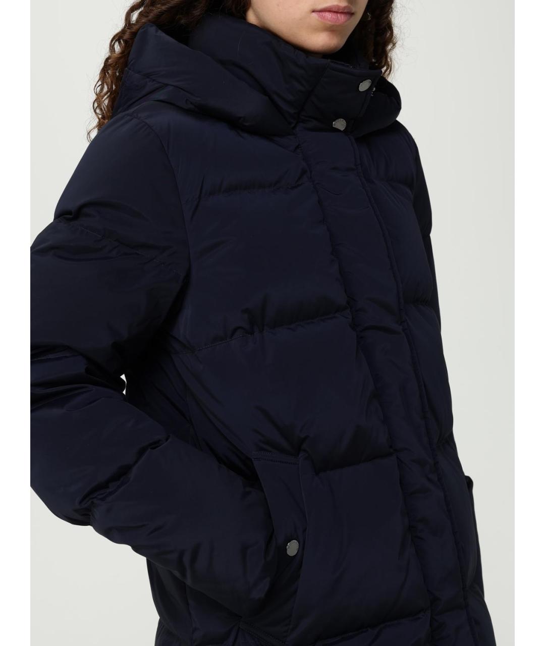 WOOLRICH Темно-синий полиамидовый пуховик, фото 5