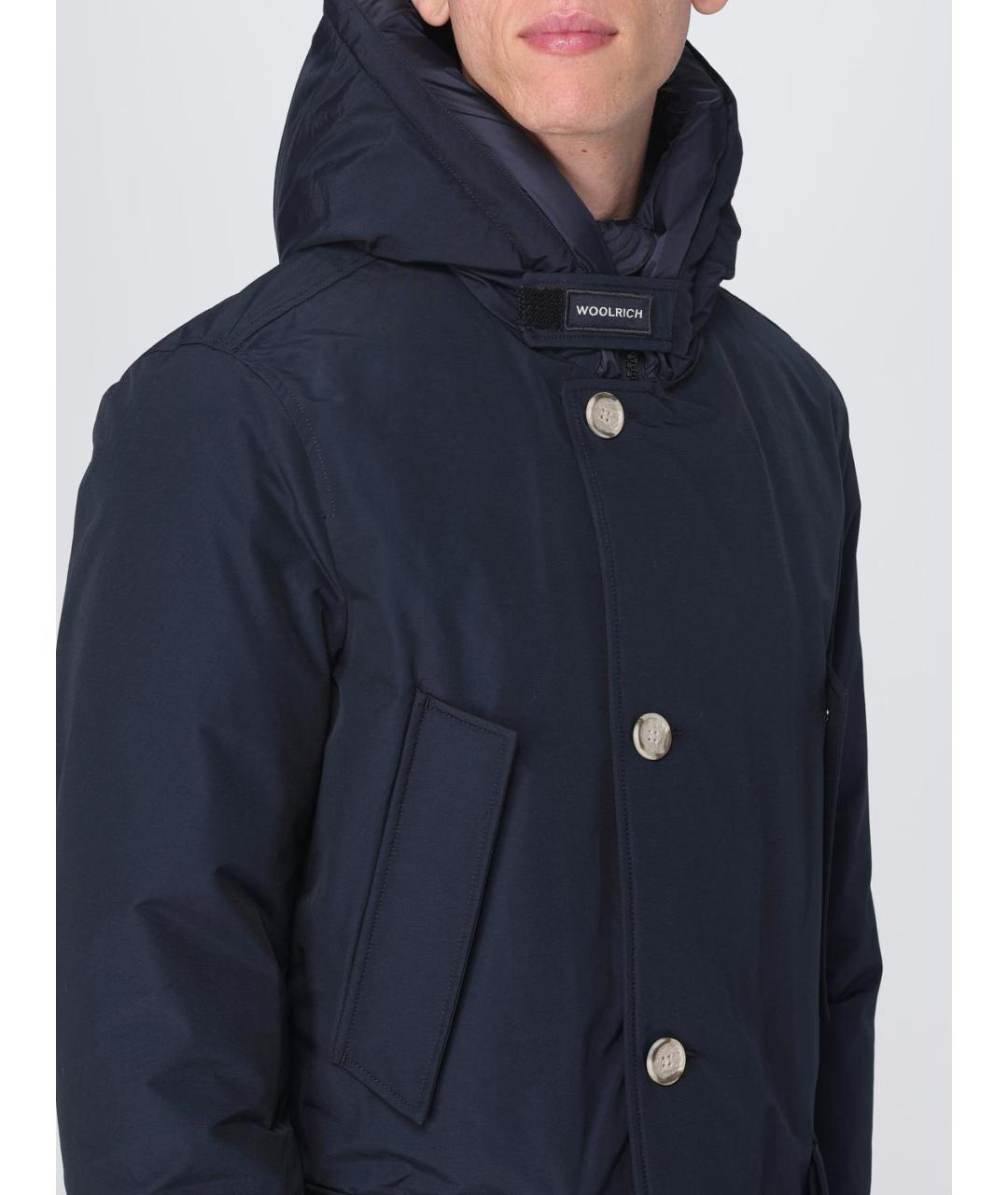 WOOLRICH Синяя хлопковая куртка, фото 4