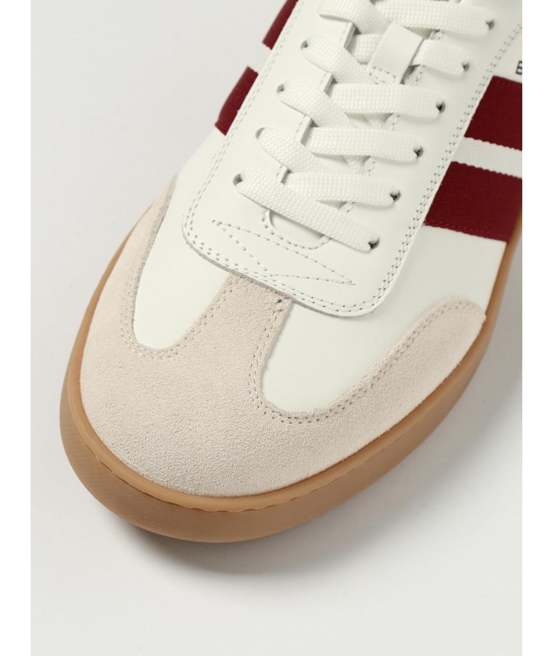 BALLY Белые синтетические низкие кроссовки / кеды, фото 4