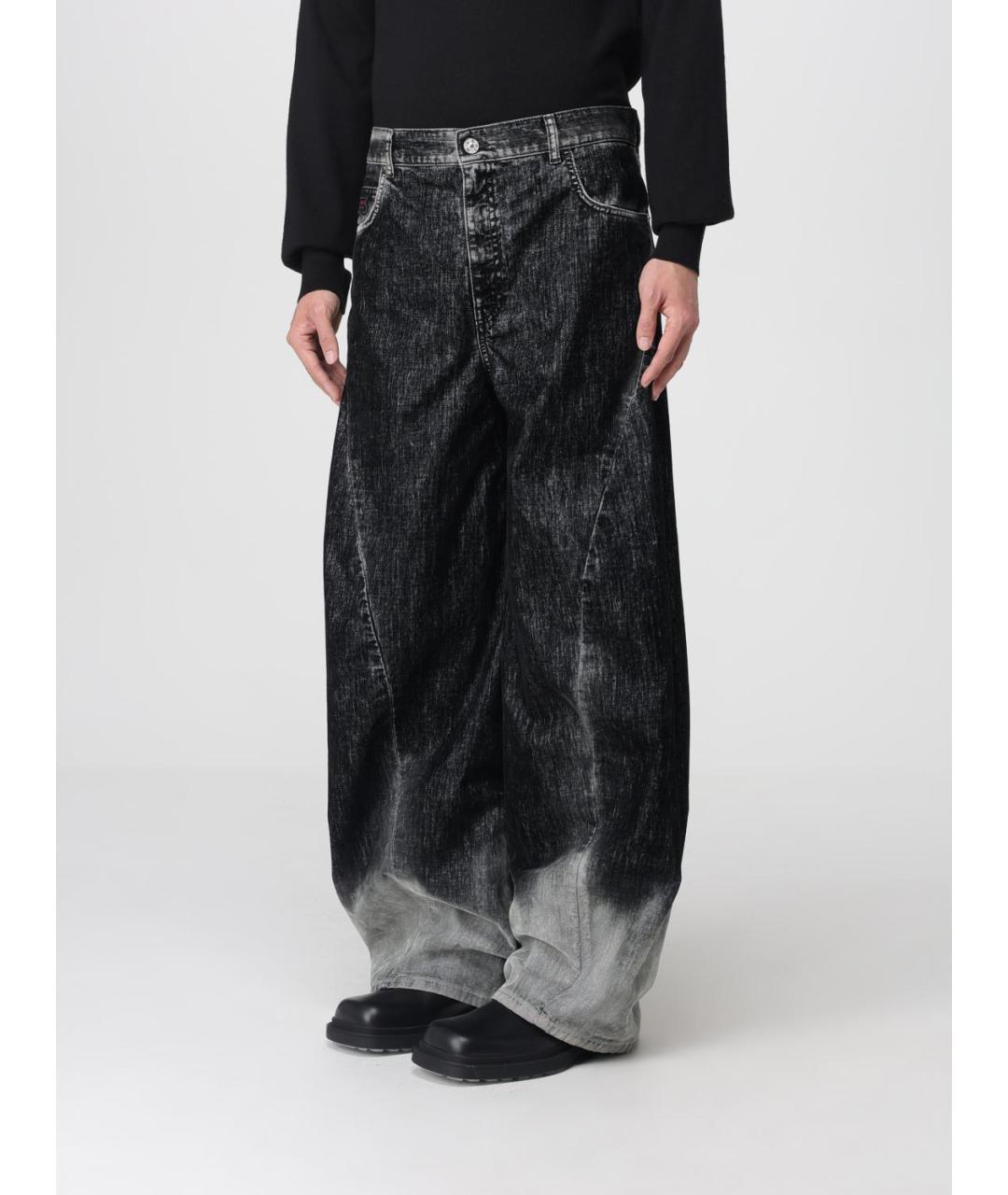 MARNI Черные хлопковые прямые джинсы, фото 4