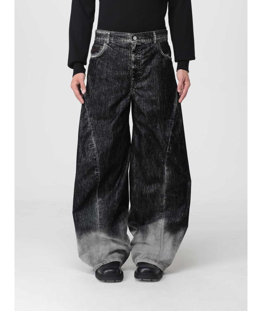MARNI Черные хлопковые прямые джинсы, фото 6