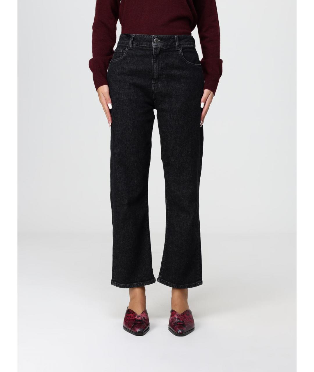 ICON DENIM Серые хлопковые прямые джинсы, фото 4