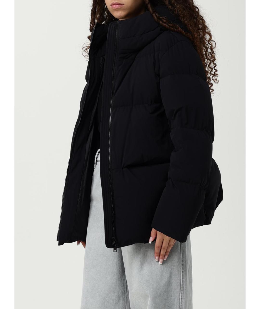 WOOLRICH Черный полиамидовый пуховик, фото 3