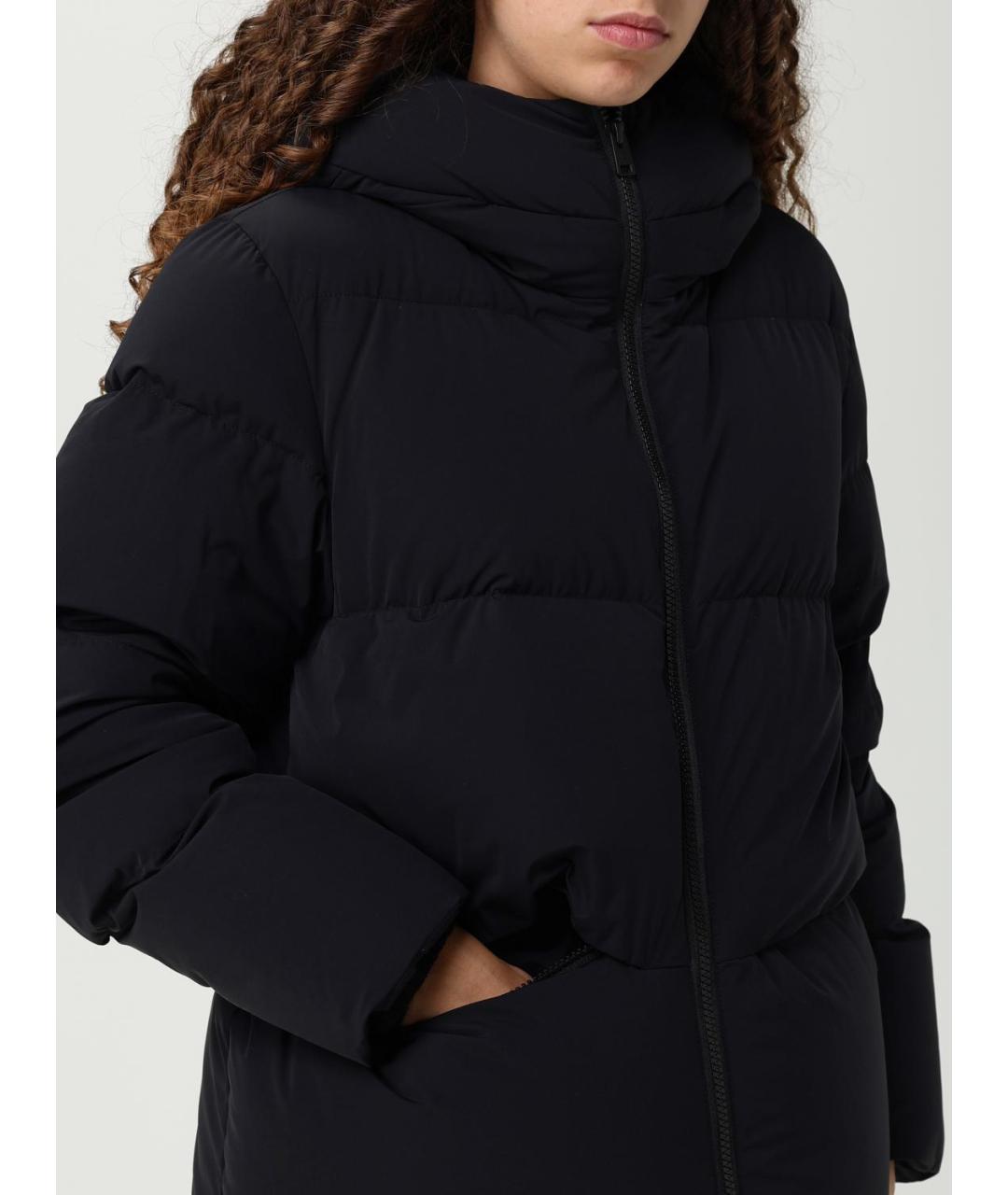 WOOLRICH Черный полиамидовый пуховик, фото 4