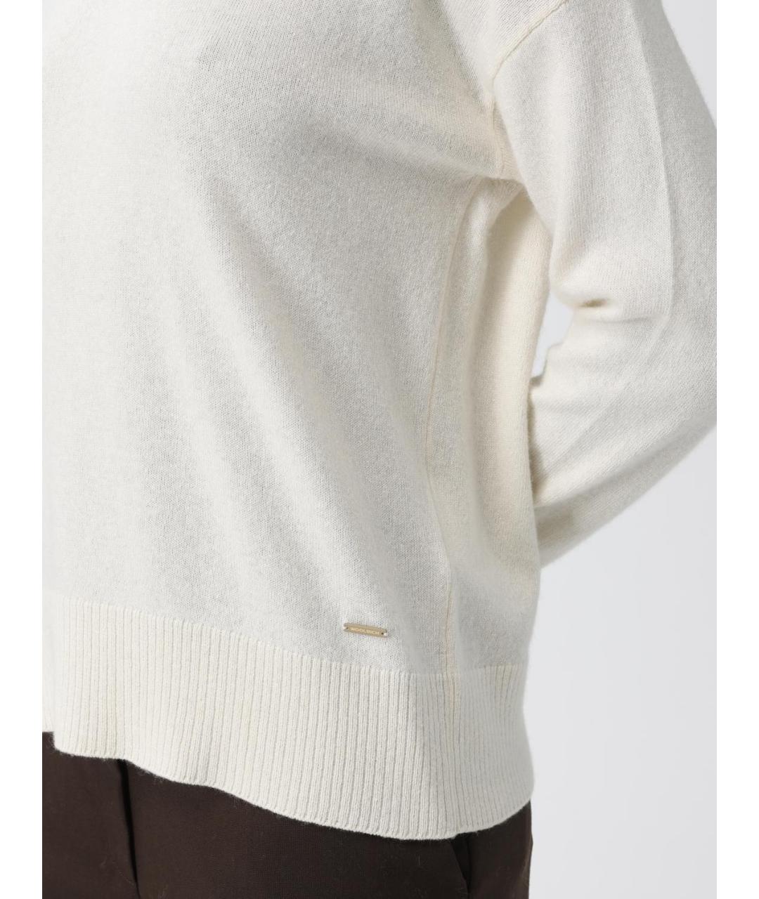 WOOLRICH Бежевый шерстяной джемпер / свитер, фото 3