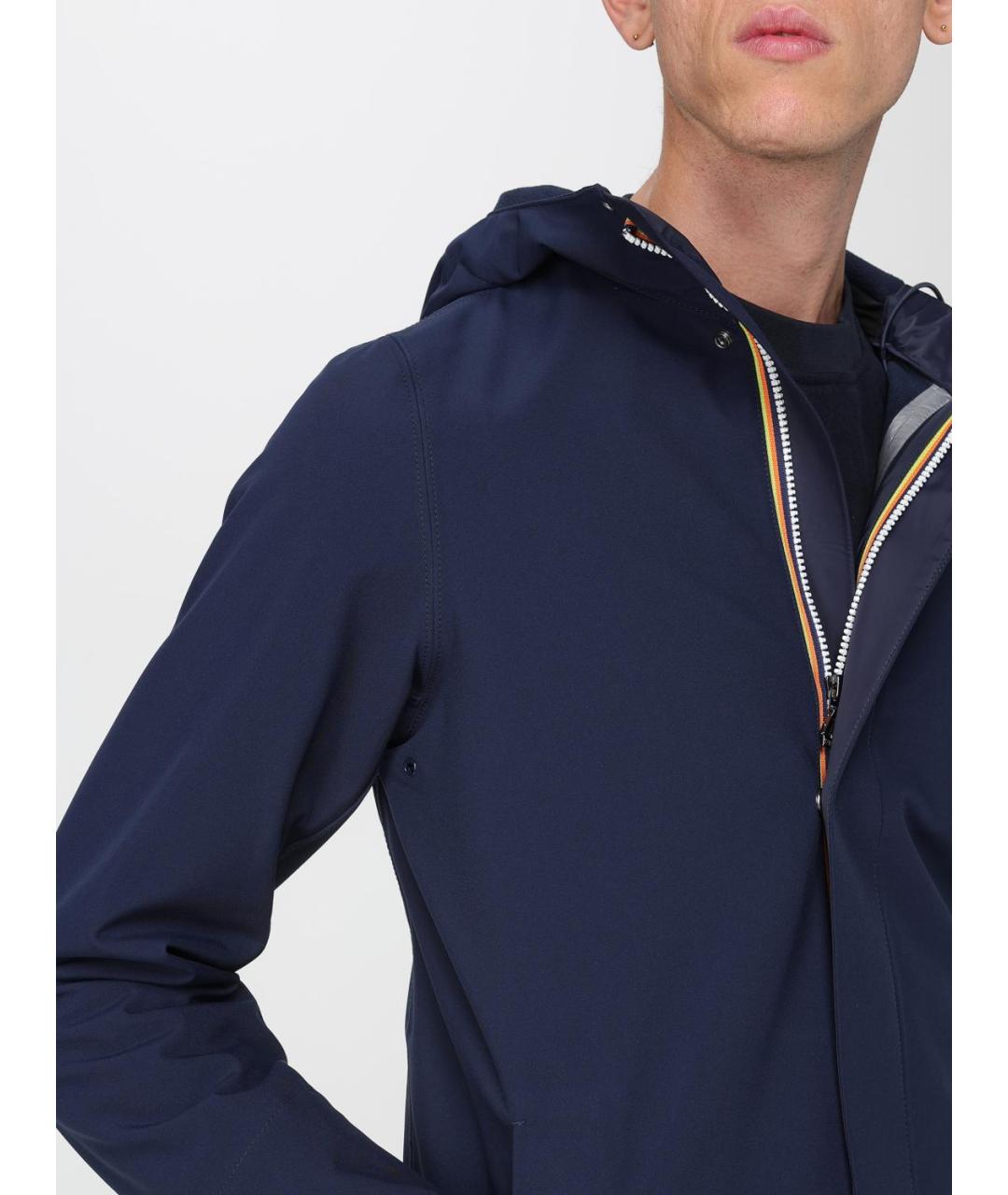 K-WAY Синяя полиэстеровая парка, фото 4